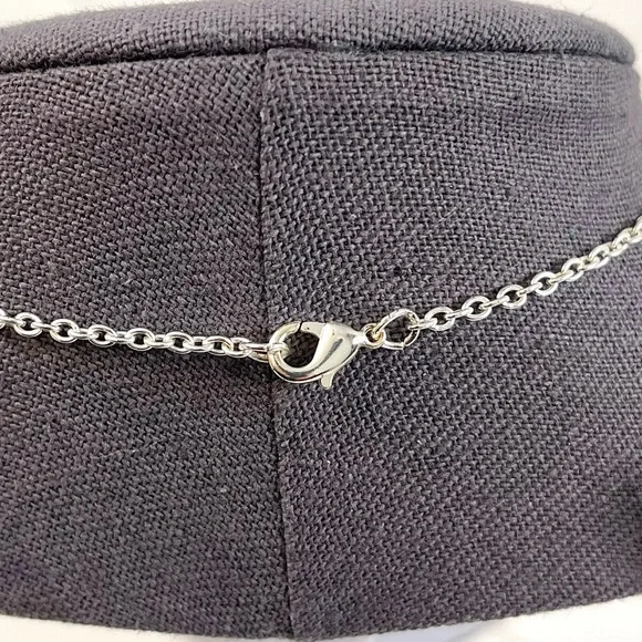 ❤️ Double Silver Heart Pendant Necklace - Picture 7 of 8